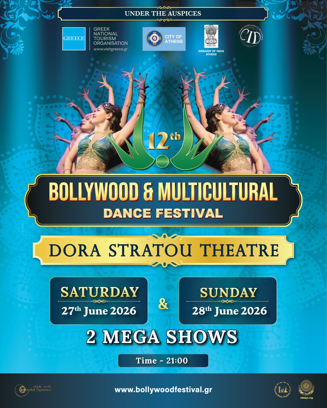12th Bollywood & Multicultural Dance Festival in Athens