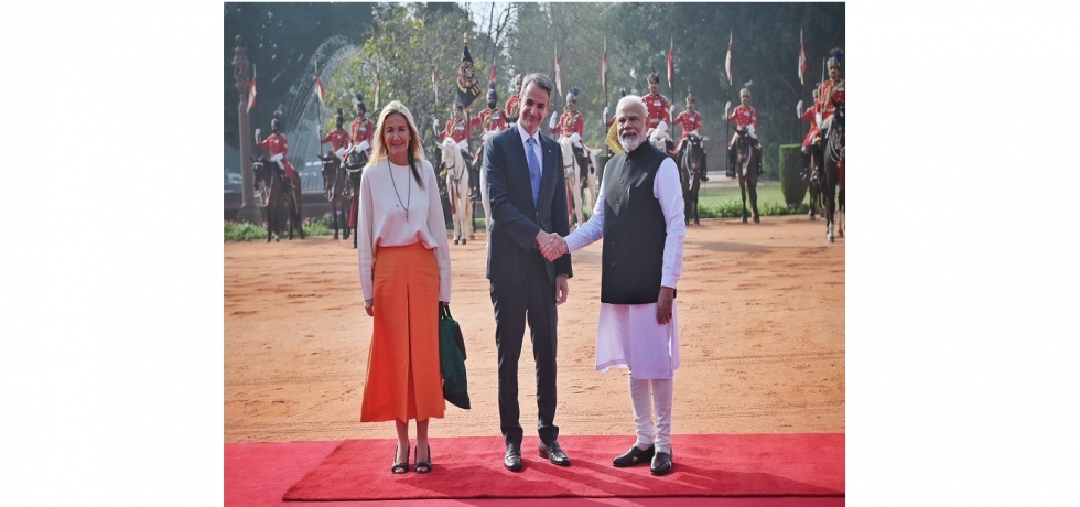 State Visit of H.E. Mr. Kyriakos Mitsotakis, Prime Minister of the Hellenic Republic to India (21-22 February 2024)